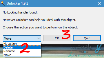 پاک کردن، تغییر نام یا جا به جایی فایل های دارای قفل با استفاده از نرم افزار Unlocker در ویندوز