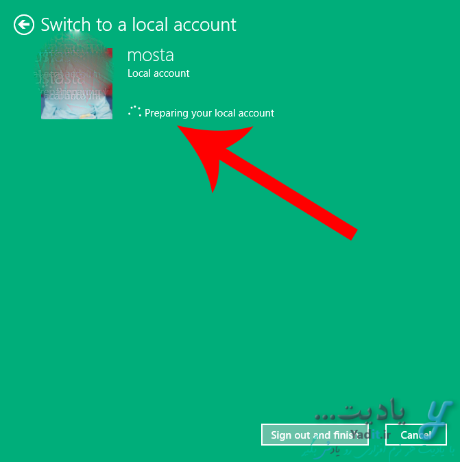 ایجاد اکانت محلی پس از خروج از اکانت مایکروسافت (Microsoft Account) در ویندوز 10