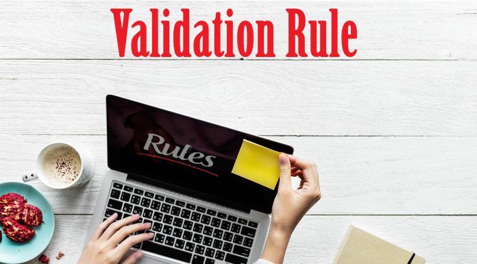 قانون اعتبار سنجی (Validation Rule) در اکسس (Access) قانون اعتبار سنجی (Validation Rule)